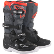 Botas Tech 7S Juvenil — EU 38, US 5, Caña alta, Gris