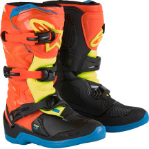 Youth Tech 3S Boots — US 7, orange