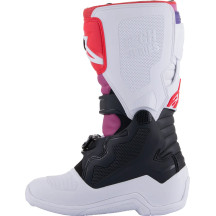 Botas Tech 7S Juvenil — EU 38, US 5, caña alta, Blanco