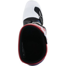 Botas Tech 7S Juvenil — EU 38, US 5, caña alta, Blanco