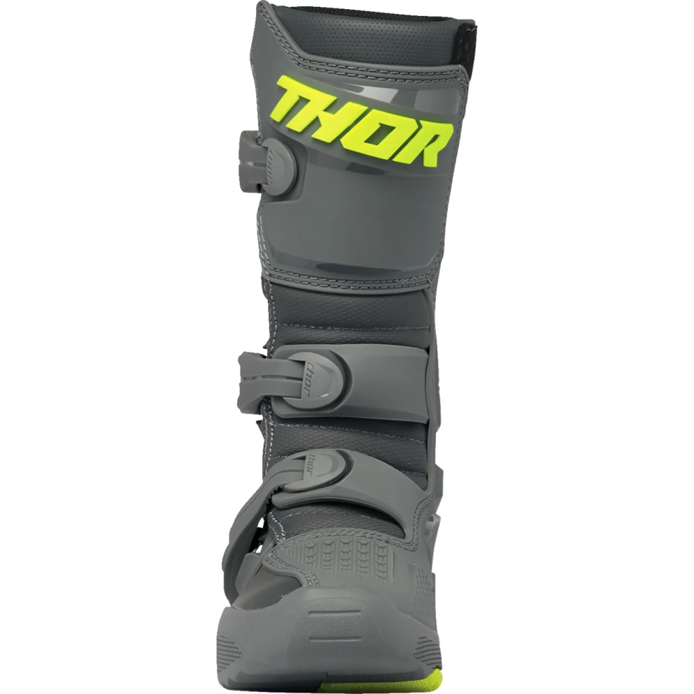 Youth Blitz XR Boots — US 1, Over-Calf, Gray