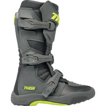 Youth Blitz XR Boots — US 1, Over-Calf, Gray