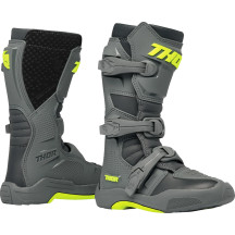 Youth Blitz XR Boots — US 1, Over-Calf, Gray