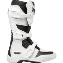 Botas Juveniles Blitz XR — Talla US 7, Sobre la caña, Blanco/Negro