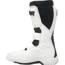Youth Blitz XR Boots — US 7, Over‑Calf, White/Black