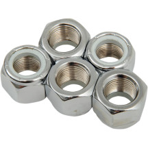 Replacement Insert Nuts — 5-Pack, nylon insert, SAE, fine & coarse thread