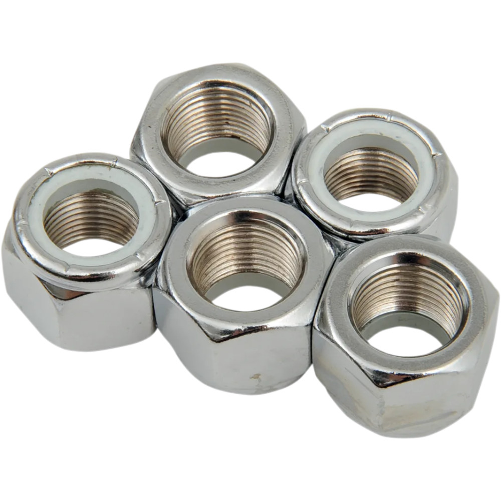 Replacement Insert Nuts — 5-Pack, nylon insert, SAE, fine & coarse thread