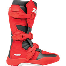 Botas Blitz XR Juveniles — Sobre la pantorrilla, Talla US 4, negro, rojo