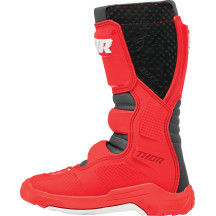 Botas Blitz XR Juveniles — Sobre la pantorrilla, Talla US 4, negro, rojo