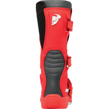 Botas Blitz XR Juvenil — Sobre la pantorrilla, US 6, negro/rojo