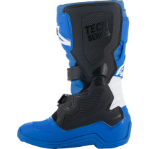 Botas Youth Tech 7S — EU 35.5, US 3, Sobre la pantorrilla, Negro/Azul/Blanco
