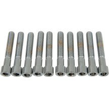 Socket-Head Bolts — 1-1/2" (38.1 mm), 10 pack, polished chrome
