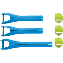 Correas para botas Blitz XP MX — Compatible con Blitz XP, tallas 1–7, azul