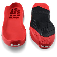 Suela de reemplazo para botas Radial — Compatible con Radial, US 12–13, negro, rojo