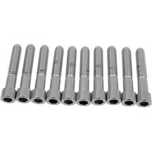 Socket-Head Bolts — 44.4 mm (1-3/4"), 10 Pack, Silver Chrome Polished