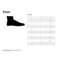 Suelas de recambio para botas Radial — Talla 9, Frost