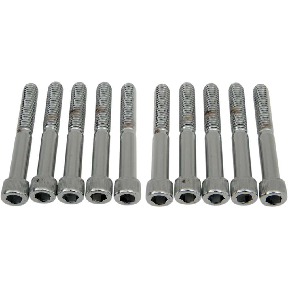 Pernos de cabeza de vaso — 57.2 mm (2-1/4"), paquete de 5, cromado