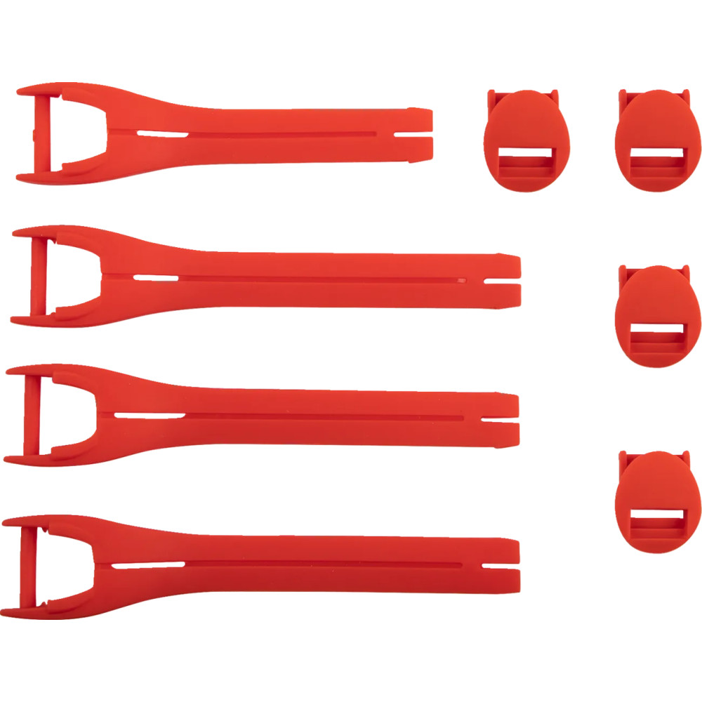 Kit de correas para botas — Qualifier, talla US 7–9, Rojo