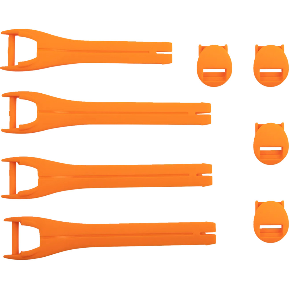 Kit de correas para botas — Compatible con Qualifier, talla US 7-9, naranja