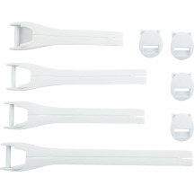 Kit de correas para botas — Qualifier, US 10–15, Blanco
