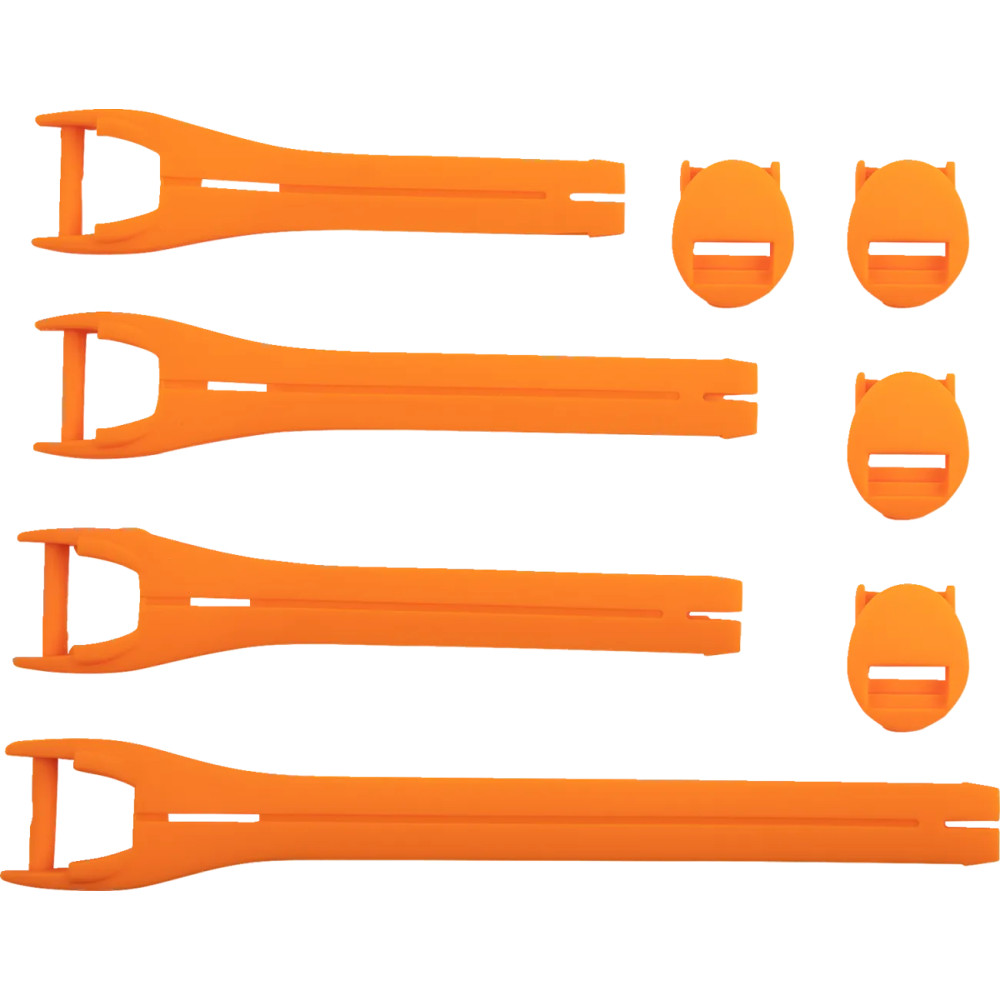 Kit de correas para botas — compatible con Qualifier, talla EE. UU. 10–15, naranja