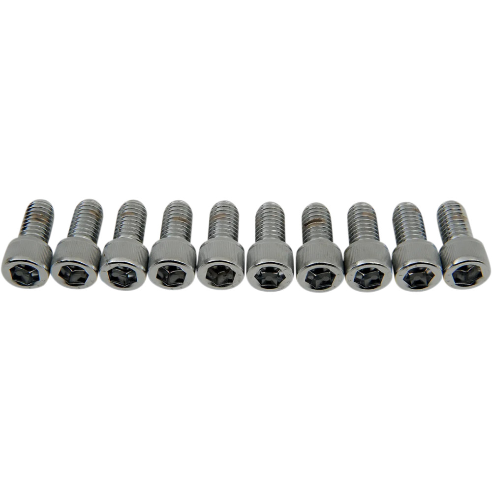 Socket-Head Bolts — 20 mm (3/4"), SAE, 10 Pack, Chrome Socket-Head Bolts — 20 mm (3/4"), SAE, 10 Pack, Chrome