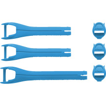 Kit de correas para botas Juvenil Blitz XR — azul