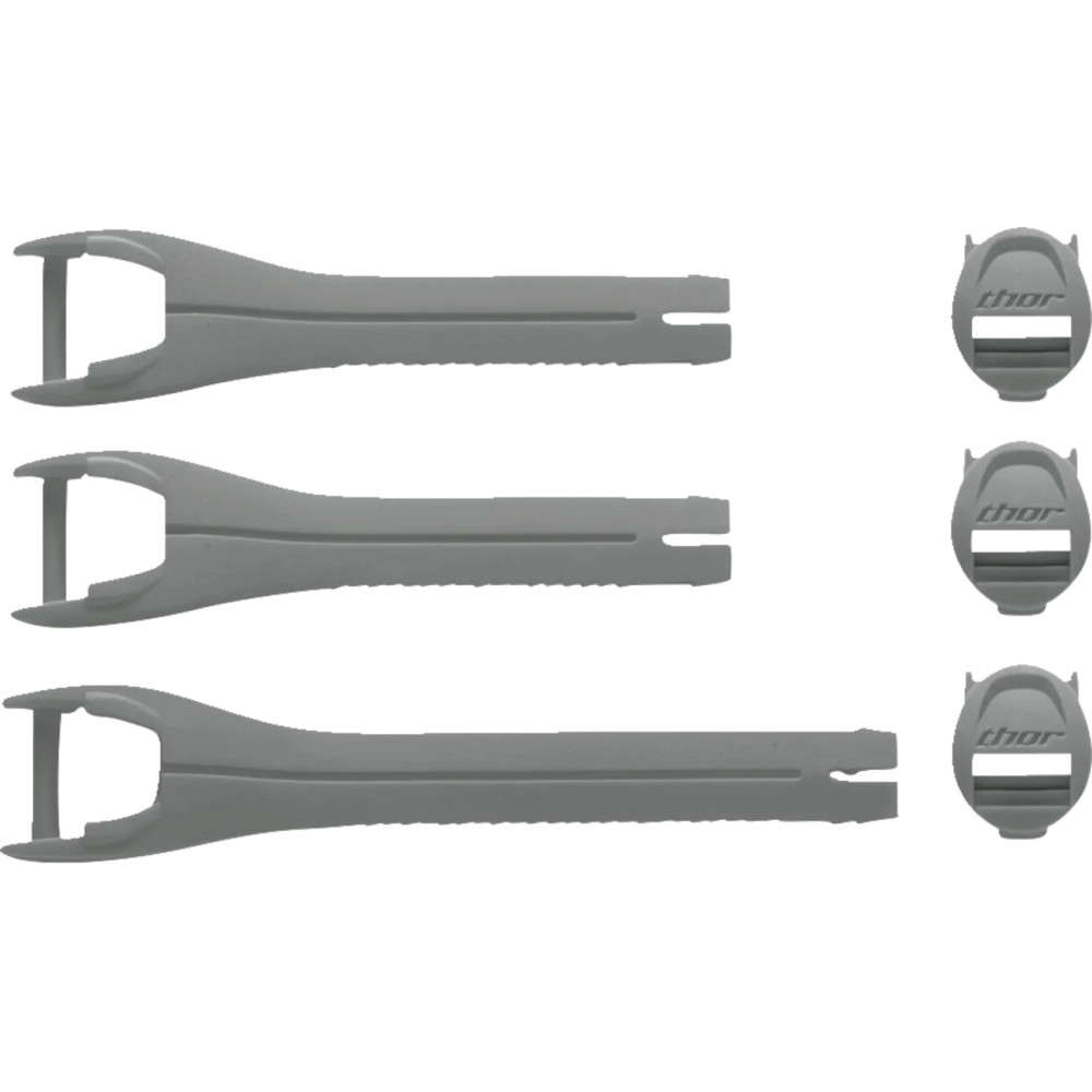Kit de correas para botas juvenil Blitz XR — gris, carbón