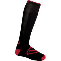 Calcetines aislantes — S/M, ajuste por debajo de la rodilla, negro, rojo