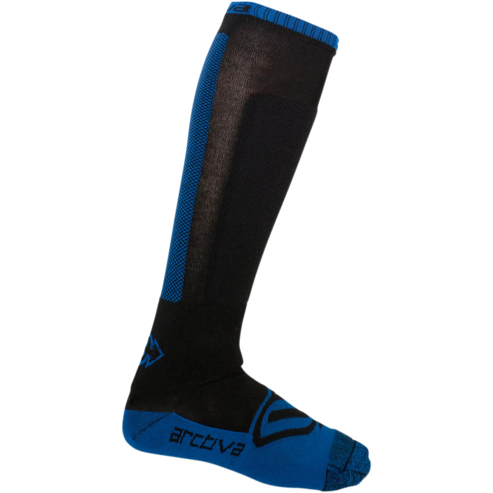Calcetines Evaporator — L/XL, Por debajo de la rodilla, Negro, Azul
