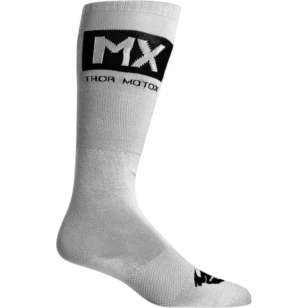Calcetines MX Cool — Negro/Gris, Talla EE. UU. 6-9