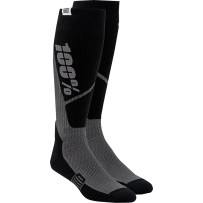 Calcetines Torque Comfort Moto — L/XL, Media caña, Negro, Gris