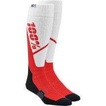 Torque Comfort Moto Socks — S/M, Mid-Calf, Black, Red, White