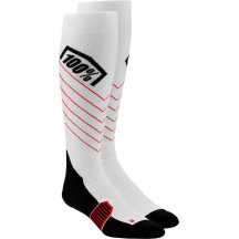 Calcetines Hi-Side de alto rendimiento — L/XL, sobre la pantorrilla, 20,5 cm (8"), Blanco