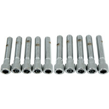 Tornillos de cabeza Allen — 50.8 mm (2\"), paquete de 5, cromado