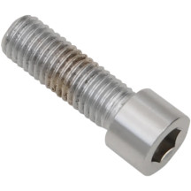 Pernos de repuesto de rosca fina con cabeza hexagonal interior — 1/4"-28, 15,9 mm (5/8"), paquete de 10, cromo