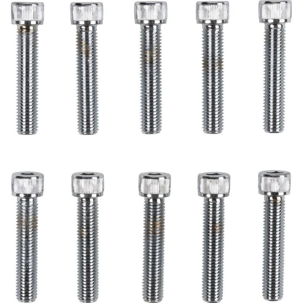 Tornillos de cabeza hexagonal interior de rosca fina de repuesto — rosca 1/4-28, 31,8 mm (1-1/4") de longitud, pack de 10