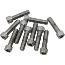 Pernos de repuesto de rosca fina con cabeza de vaso — 5/16\"-24, 25,4 mm (1\"), paquete de 10, SAE, cromado