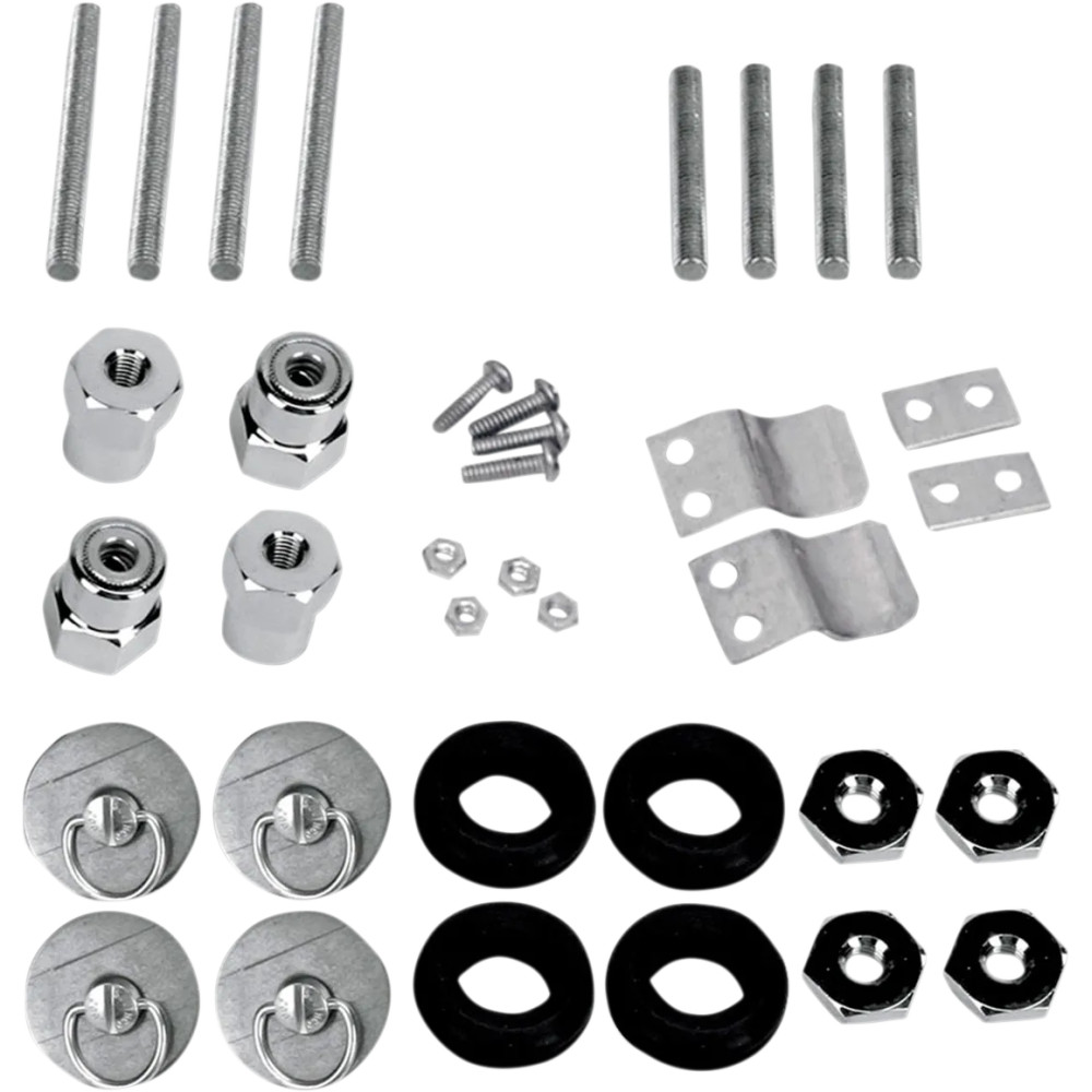 S4 Quick-Disconnect Saddlebag Docking Post and Fastener Kit for Harley