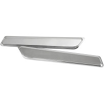 Saddlebag Hinge Inserts — Chrome, Pair