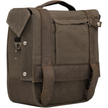 Voyager Detachable Saddlebag — Brown, Universal