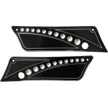 Drilled Saddlebag Latch Covers