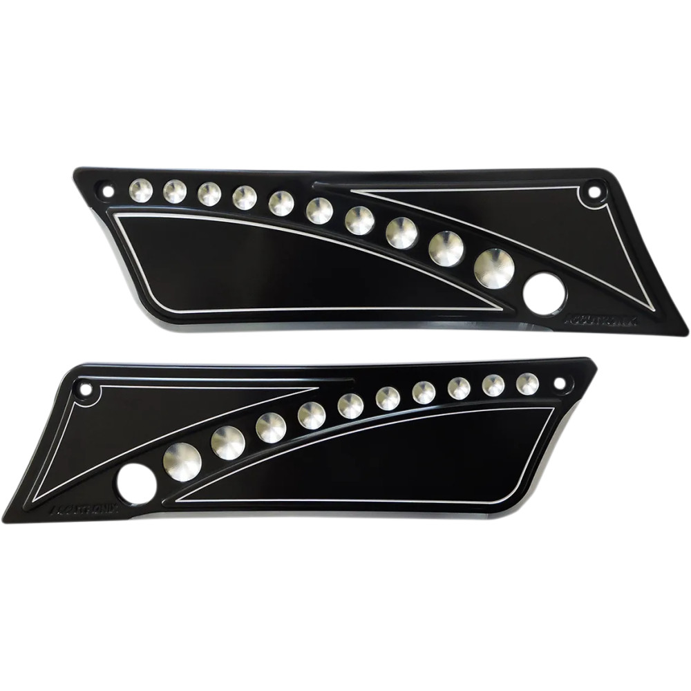 Drilled Saddlebag Latch Covers