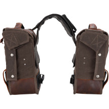 Throw-over Saddlebag — Brown, Pair
