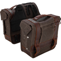 Throw-over Saddlebag — Brown, Pair