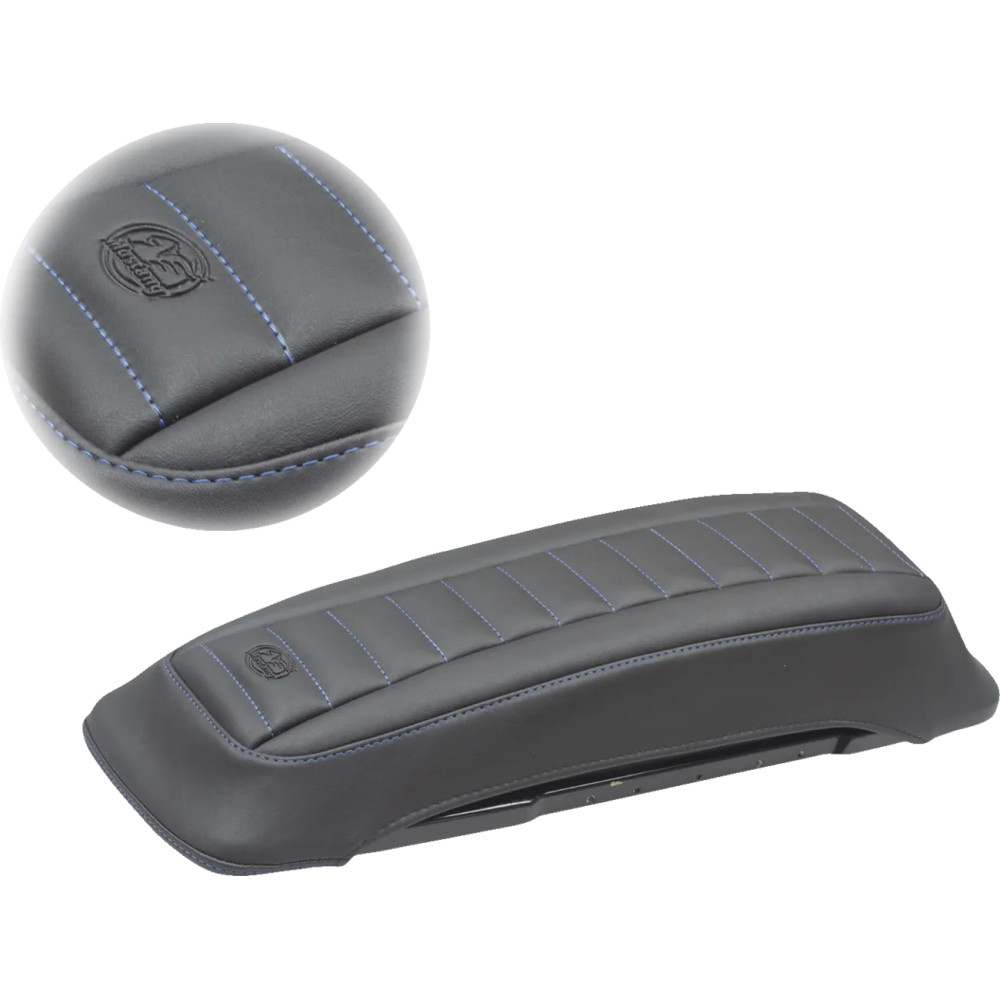 Saddlebag Lid Covers — Saddlebag, Black, Blue