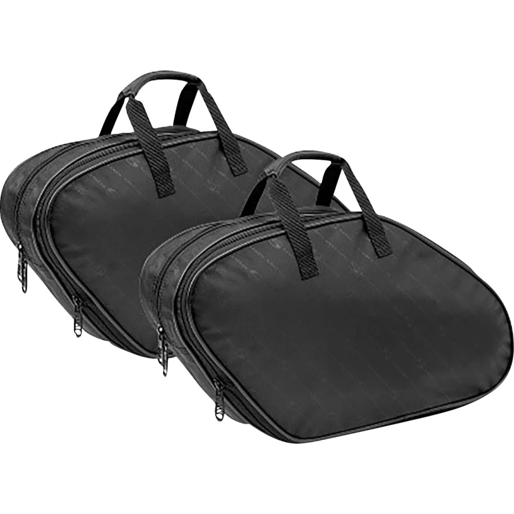 Forros de alforjas DXT — 57.15 cm L x 35.5 cm H x 15 cm D, Negro