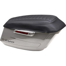 Cubiertas de tapa para alforjas Touring Deluxe — Negro, Gris