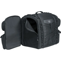 Momentum Road Warrior Bag — 59 L (3,600 cu in), sissy bar fit, Black
