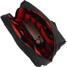 Handlebar Plus Bag — 9" L x 4" W x 5" T, Black